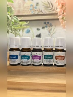 Set Of 5 Young Living Oils